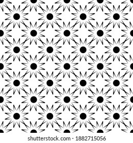 Abstract seamless pattern. Fashion graphic design. Modern stylish texture. Modern monochrome template for prints, textiles, wrapping, wallpaper, card, banner, business, etc. Vector illustration