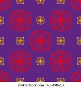Abstract seamless pattern. Fashion graphic. Background design. Modern spring and summer stylish abstract texture. Template for prints, textile, wrapping and decoration, wallpaper. Vector illustration.
