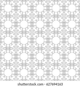Abstract seamless pattern. Fashion graphic background design. Modern stylish abstract texture. Design monochrome template for prints, textiles, wrapping, wallpaper, website etc. Vector illustration
