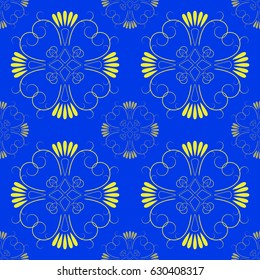 Abstract seamless pattern. Fashion graphic background design. Modern stylish abstract texture. Design colorful template for prints, textiles, wrapping, wallpaper, website etc. Vector illustration