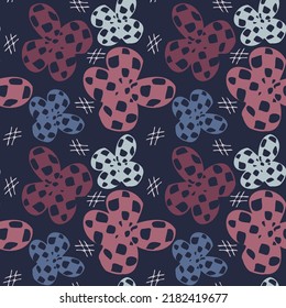 Abstract seamless pattern. Fashionable graphics. Seamless pattern. Design of fabric, dresses, bed linen, wrapping paper. Paper wrapping pattern, fabric prints, wallpaper decor.