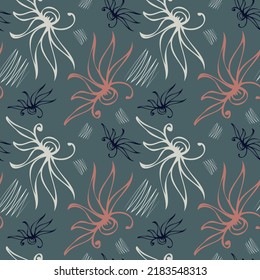 Resumen de un patrón impecable. Gráficos de moda. Patrón sin foco. Diseño de tela, vestidos, ropa de cama, papel de envoltura. Patrón de envoltura de papel, impresiones de tela, decoración de papel pintado.