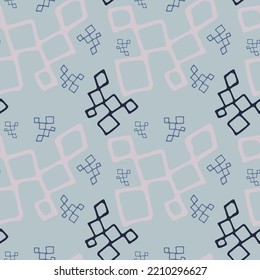 Abstract seamless pattern. Fashionable graphics. Seamless pattern. Design of fabric, dresses, bed linen, wrapping paper. Paper wrapping pattern, fabric prints, wallpaper decor.