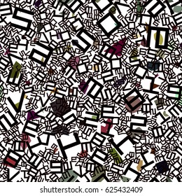 Abstract seamless pattern from figures.