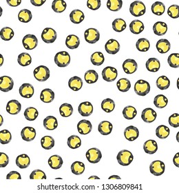 Abstract Seamless Pattern With Abstract Figures Soft yellow and Very dark mostly black color. For your design, textile, pattern fills, box, web page background etc. Pattern under the mask. Vector.