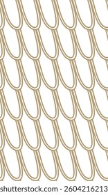Abstract seamless pattern with fish scales - hand drawn vector illustration.