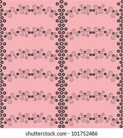 Abstract seamless pattern floral background