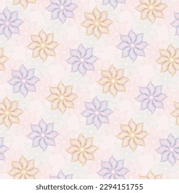 Abstraktes nahtloses Muster. Abstrakter floraler Hintergrund. 