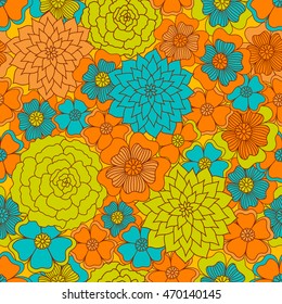 Abstract Seamless pattern. Floral background Seamless pattern with roses Seamless pattern with roses