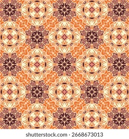 Patrón abstracto sin fisuras diseño floral geométrico