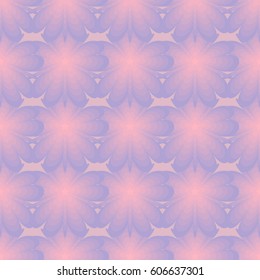 Abstract seamless pattern. Floral fantasy.