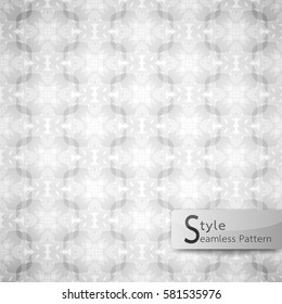 abstract seamless pattern flower orange rope. white texture background 
geometric vintage vector illustration
