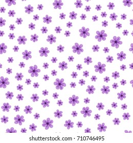 abstract seamless pattern of flowers on a white background. For prints, cards, invitations, birthday, holidays, party, celebration, wedding, Valentine's day. Vector illustration.