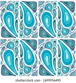 abstract seamless pattern with flowers. stained glass window
