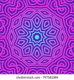 Abstract seamless pattern from flowing lines. Dynamic background maze. Graphic pattern for the ceiling, floor and walls.