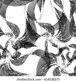 Abstract Seamless Pattern with Flowpaper Element