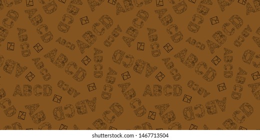 Abstract seamless pattern, font pattern, pattern design, vector eps 10.