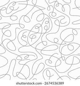 Abstract seamless pattern forming intricate decorative layout. Vector illustration.