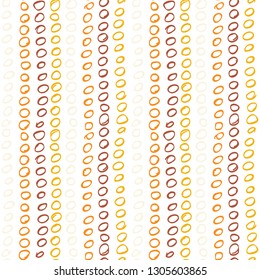 Abstract seamless pattern with freehand  shapes made in vector. Marker marks, strokes and scribbles in pastel colors on white background.