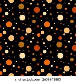 Abstract seamless pattern with full color balls. Polka dots ornament. Illustration of dots pattern for background abstract.