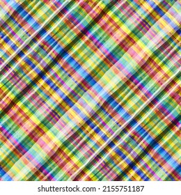 Abstract seamless pattern. Futuristic blur plaid.