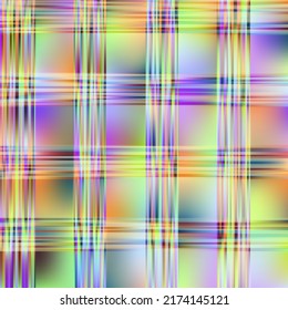 Abstract seamless pattern. Futuristic blur plaid.