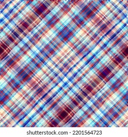 Abstract seamless pattern. Futuristic blur plaid.