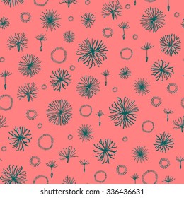Abstract seamless pattern with fuzz.