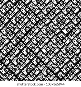 Abstract seamless pattern. Geometric background. Tile, mosaic. Fabric design

