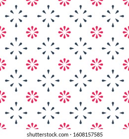 Abstract seamless pattern, geometric background, fashion style, beautiful elegant ornament, vector flat design