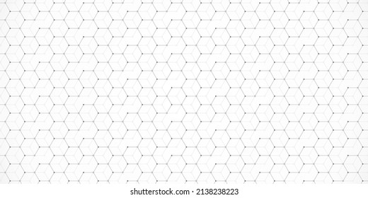 Abstract seamless pattern and geometric background with hexagons