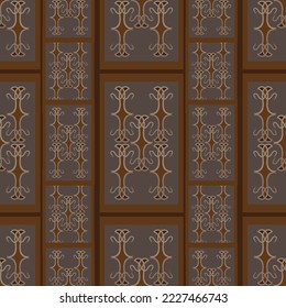 Abstract seamless pattern with geometric pattern. background, wallpaper, home textile digital vector and flower shaped pattern new