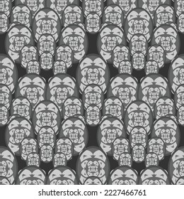 Abstract seamless pattern with geometric pattern. background, wallpaper, home textile digital vector and flower shaped pattern new