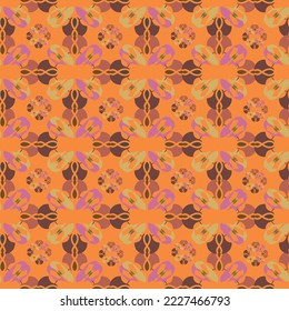 Abstract seamless pattern with geometric pattern. background, wallpaper, home textile digital vector and flower shaped pattern new