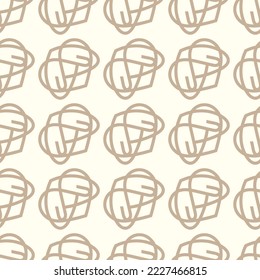 Abstract seamless pattern with geometric pattern. background, wallpaper, home textile digital vector and flower shaped pattern new