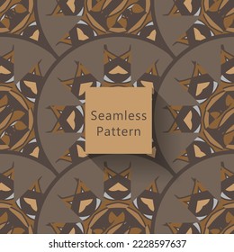 Abstract seamless pattern with geometric pattern. background, wallpaper, home textile digital vector and flower shaped pattern new. the design can be used for all purposes