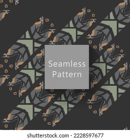 Abstract seamless pattern with geometric pattern. background, wallpaper, home textile digital vector and flower shaped pattern new. the design can be used for all purposes