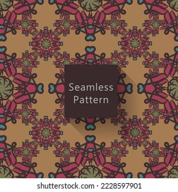 Abstract seamless pattern with geometric pattern. background, wallpaper, home textile digital vector and flower shaped pattern new. the design can be used for all purposes