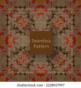 Abstract seamless pattern with geometric pattern. background, wallpaper, home textile digital vector and flower shaped pattern new