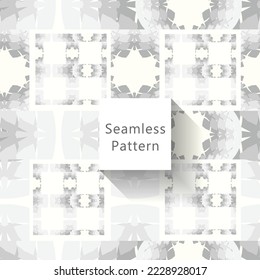 Abstract seamless pattern with geometric pattern. background, wallpaper, home textile digital vector and flower shaped pattern new