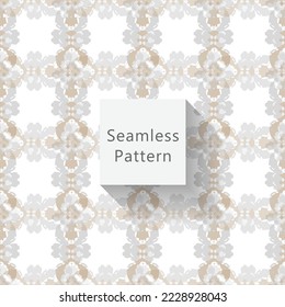Abstract seamless pattern with geometric pattern. background, wallpaper, home textile digital vector and flower shaped pattern new