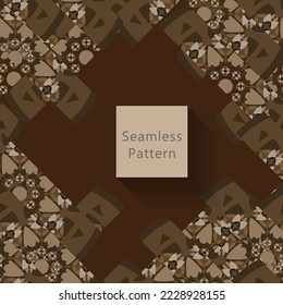 Abstract seamless pattern with geometric pattern. background, wallpaper, home textile digital vector and flower shaped pattern new