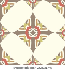 Abstract seamless pattern with geometric pattern. background, wallpaper, home textile digital vector and flower shaped pattern new