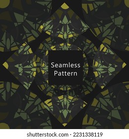 Abstract seamless pattern with geometric pattern. background, wallpaper, home textile digital vector and flower shaped pattern new