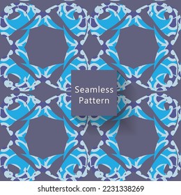 Abstract seamless pattern with geometric pattern. background, wallpaper, home textile digital vector and flower shaped pattern new