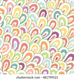 Abstract seamless pattern. Geometric background. Colorful template for card, invitation, textile and wrapping. Vector Illustration.