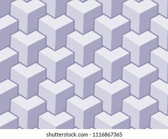 Abstract seamless pattern with geometric elements  