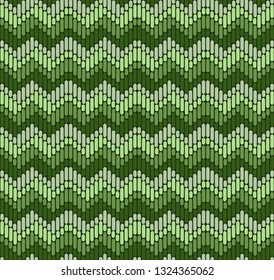Abstract seamless pattern with geometric elements in bargello style from Italy and Florence