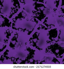 abstract seamless pattern with geometric elements, purple grunge