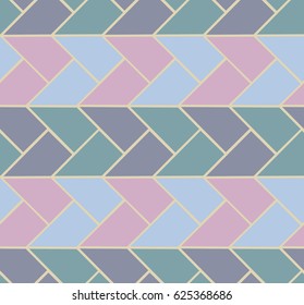 Abstract seamless pattern with geometric elements - quadrilateral, trapeze, parquet, mosaic